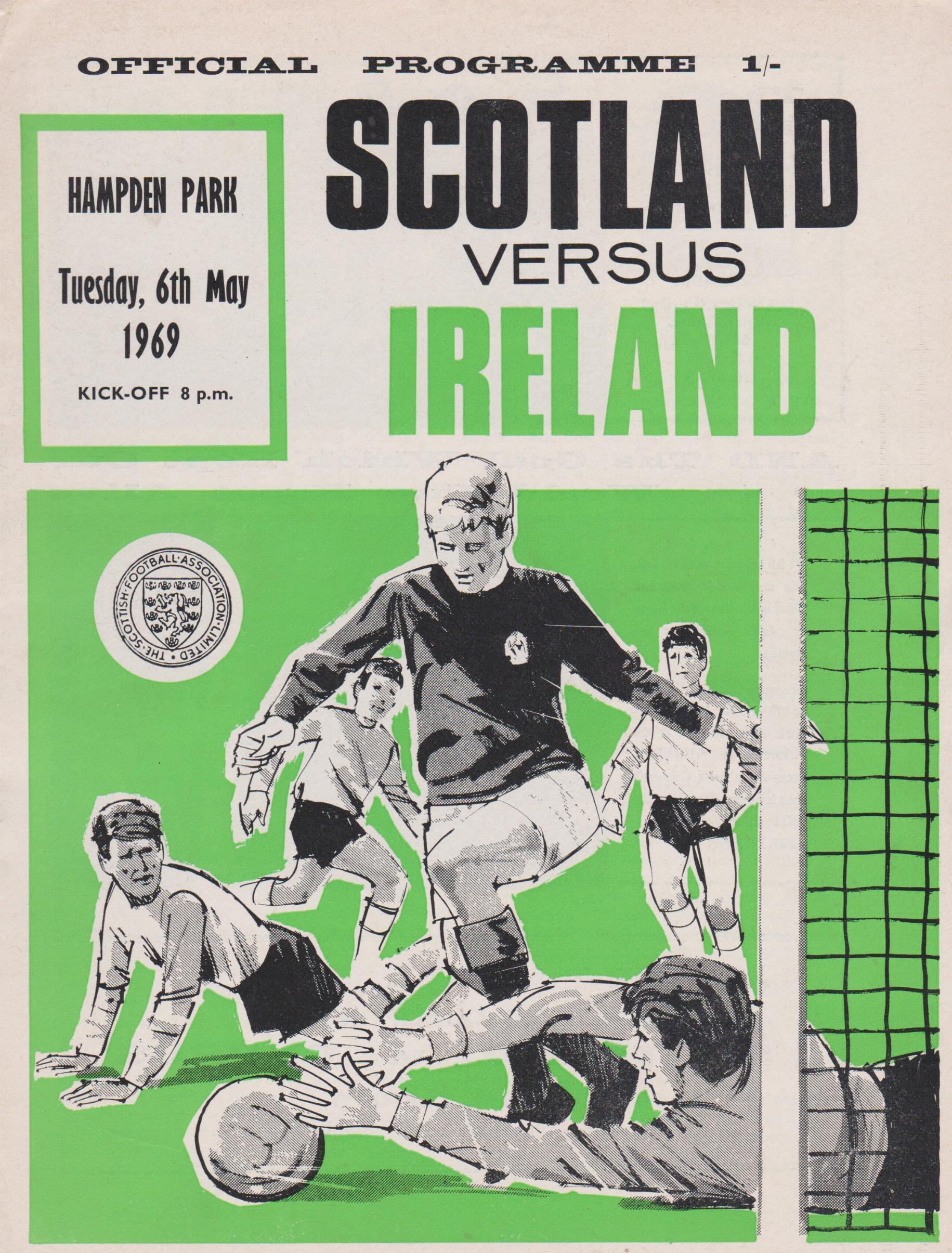 1969 - SCOTLAND v NORTHERN IRELAND